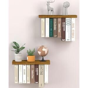 Floating Book Shelves - Set of 2